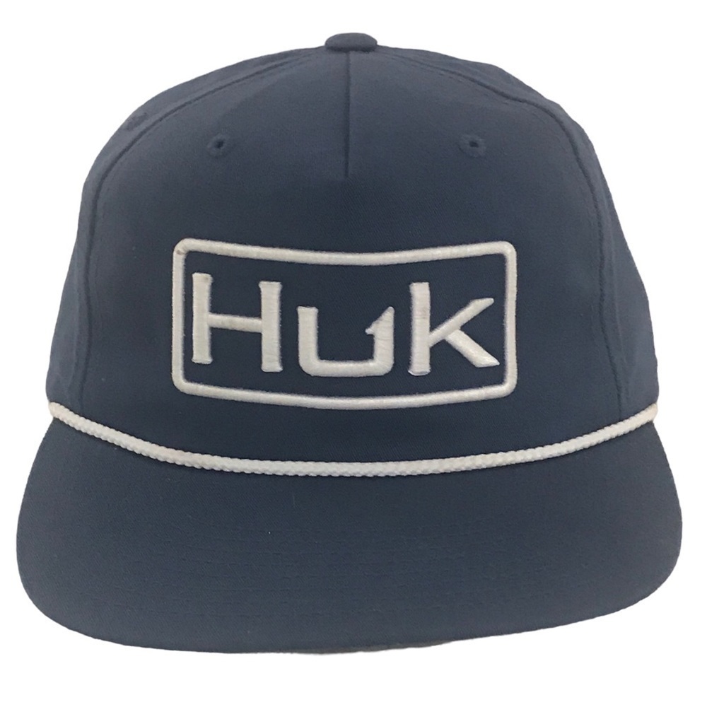 HUK Performance by Yupoong Classics Blue Adjustable Beach Ball Cap NWOT